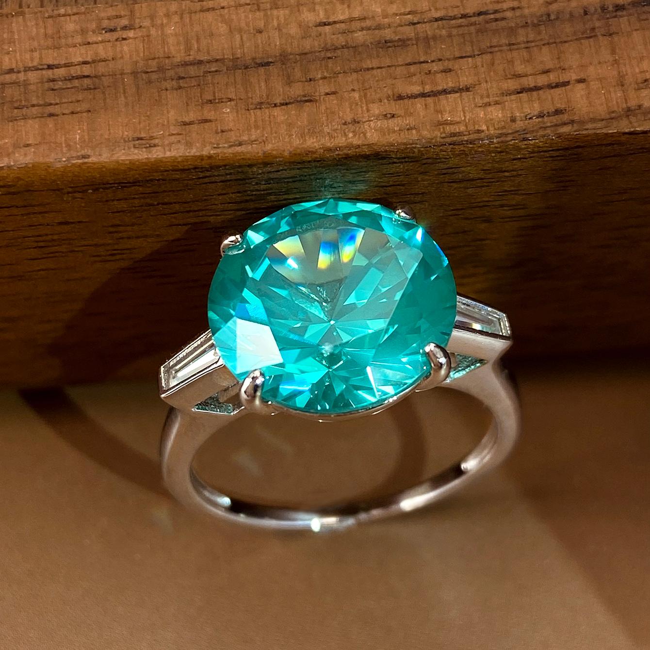 Lab Paraiba Rings