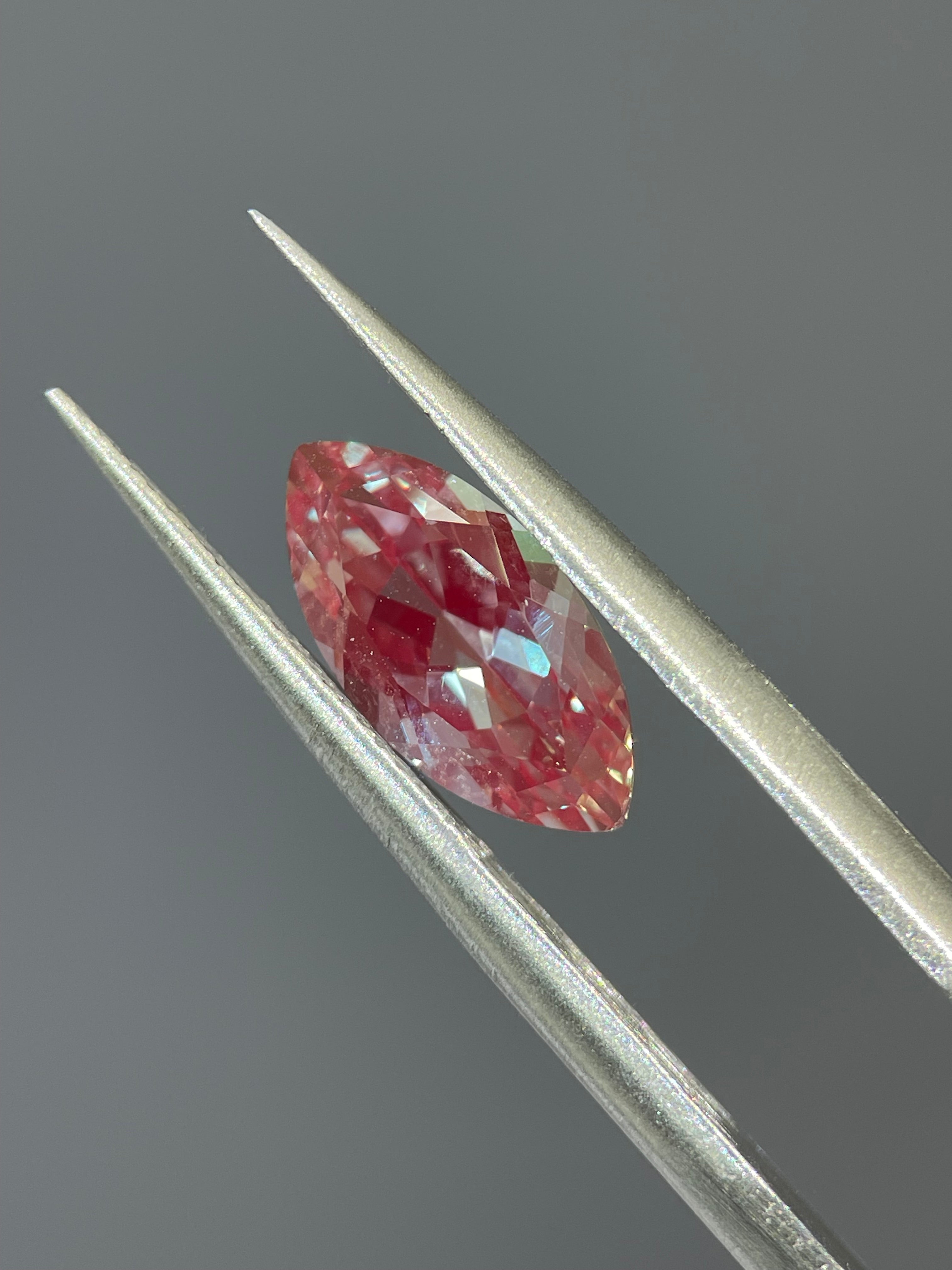 2.65 ct Marquise Cut Lab Alexandrite Gemstone