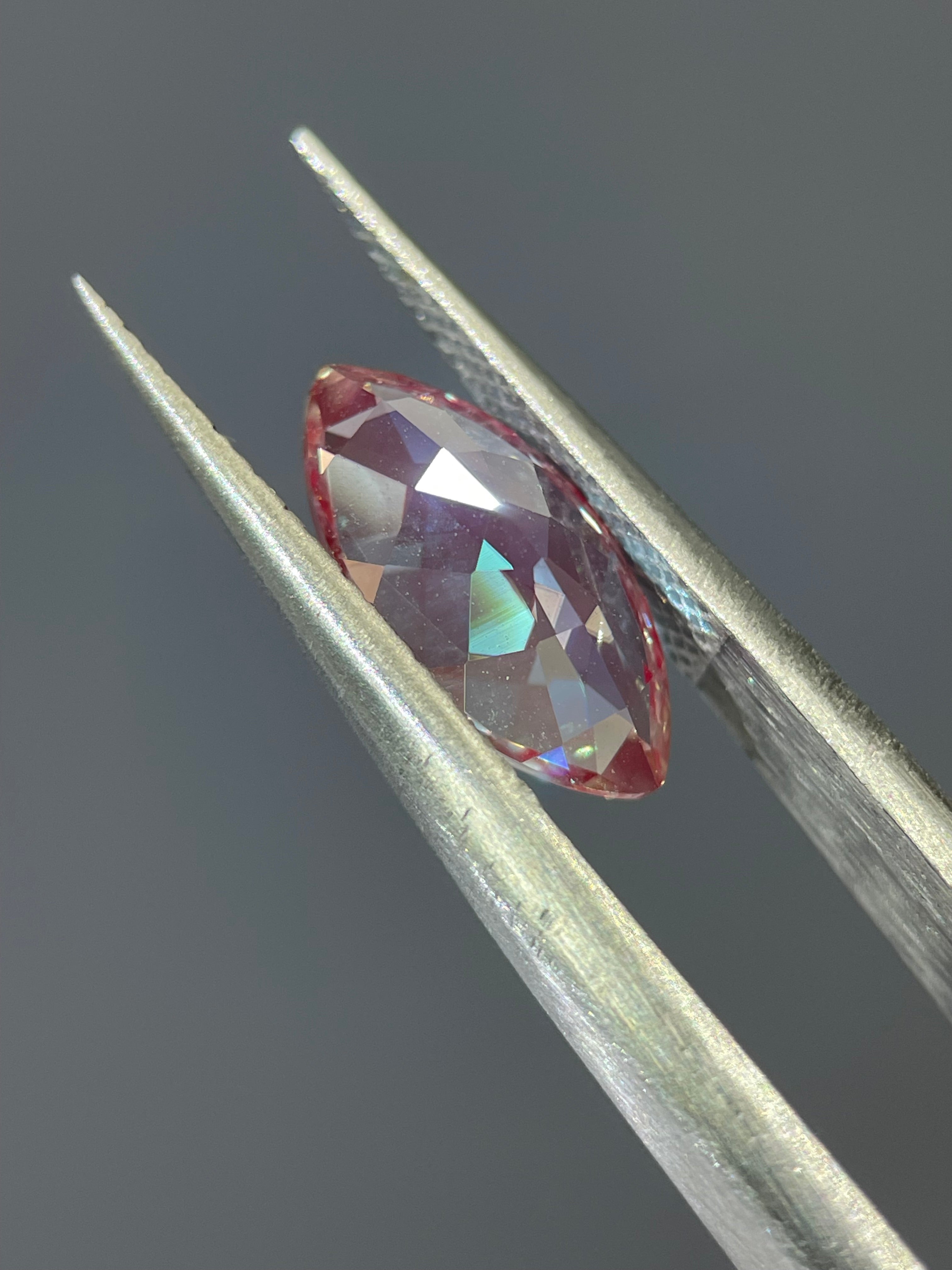 2.65 ct Marquise Cut Lab Alexandrite Gemstone