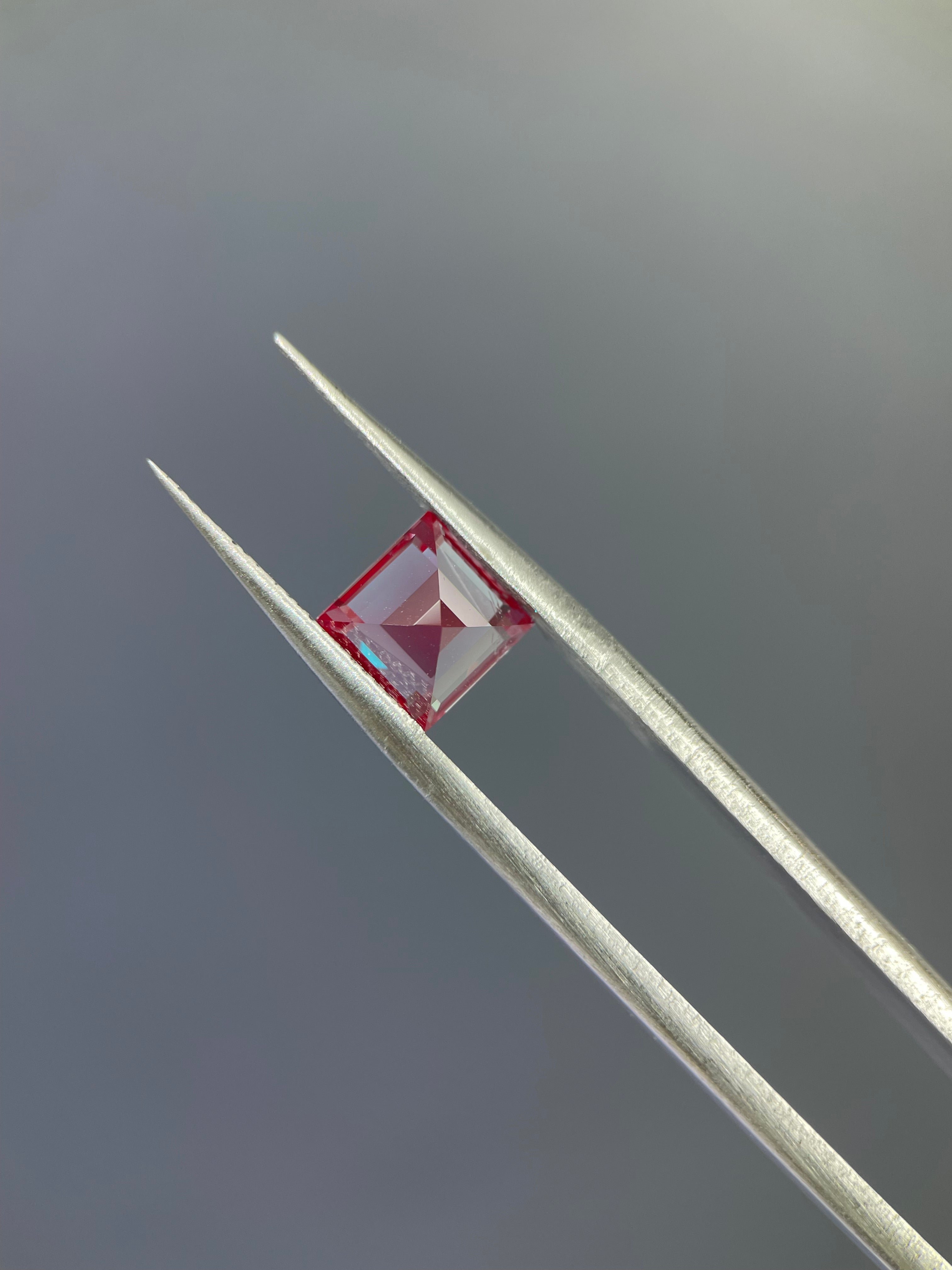 2.2 ct Emerald Cut Lab Alexandrite Gemstone