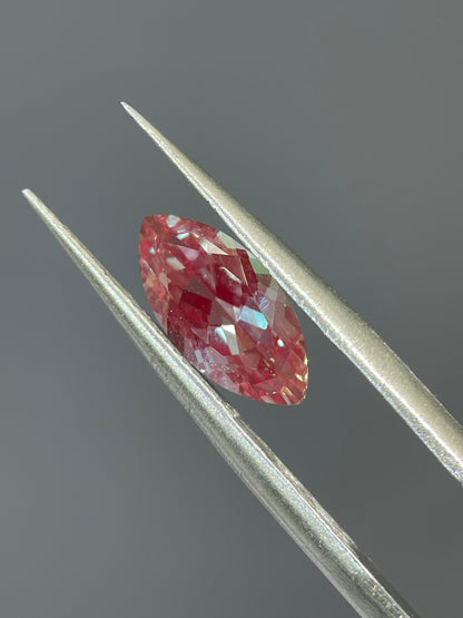2.65 ct Marquise Cut Lab Alexandrite Gemstone