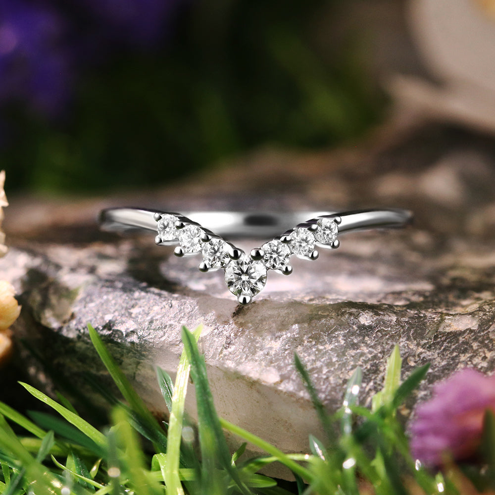 [Buy 1 Get 1 Free]2.48 ct Square Cut Lab Emerald Vintage Twsited Ring Curved Stacking Ring Bridal Ring Set