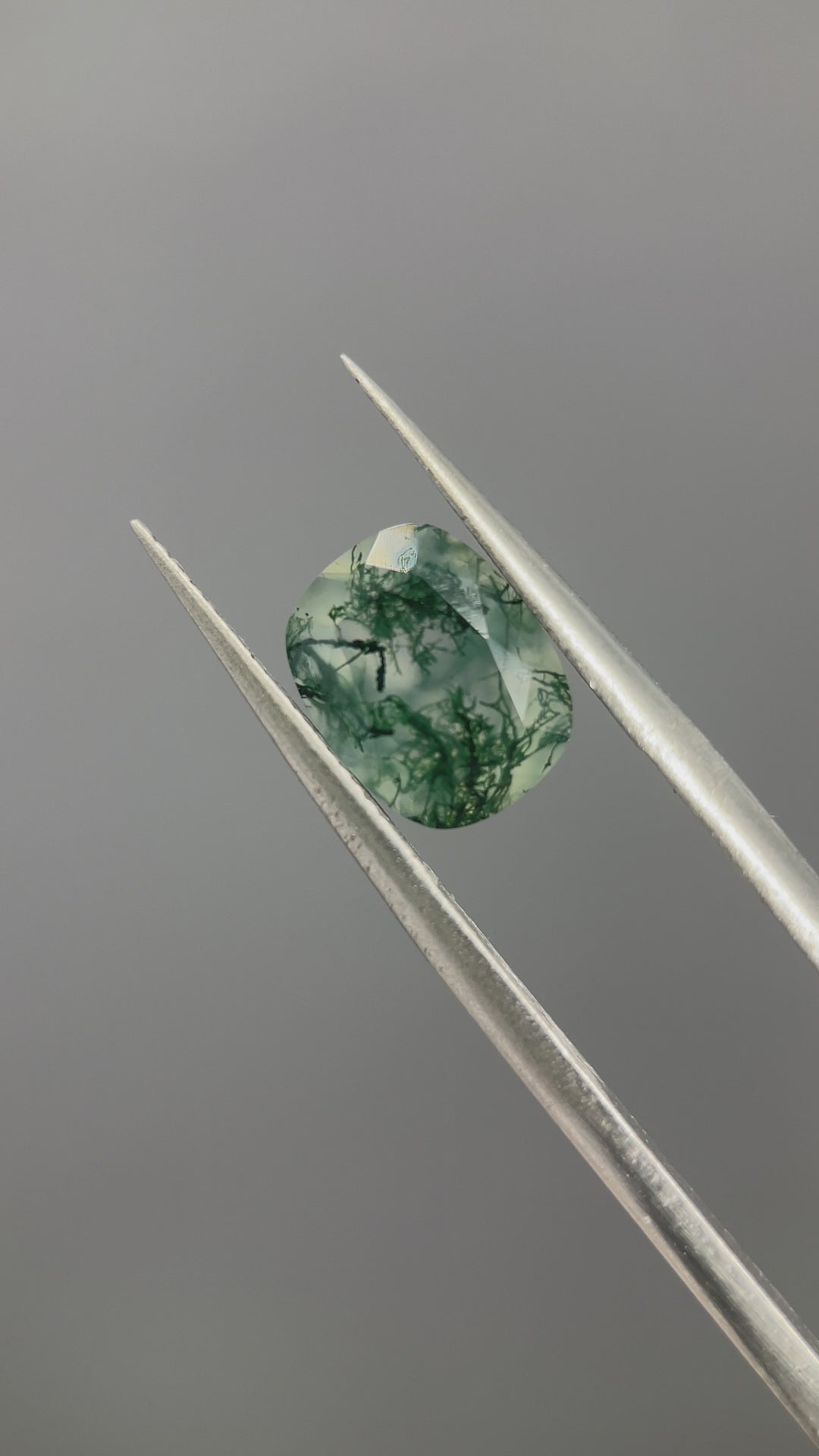 2.45 ct Cushion Cut Moss Agate Gemstone