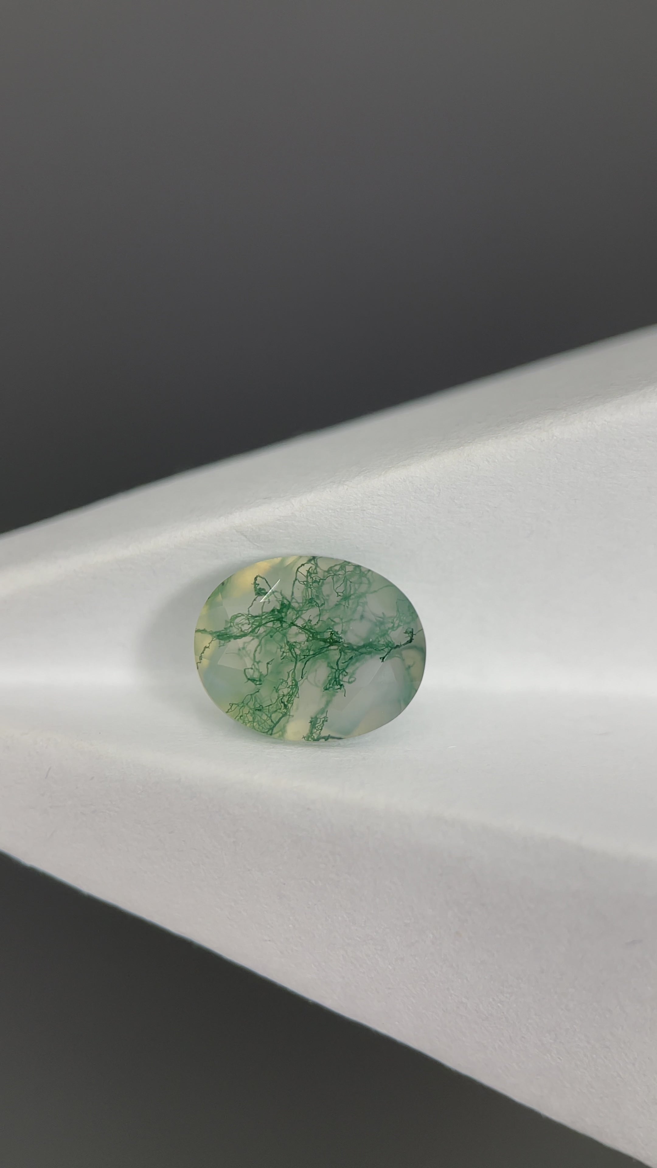 2.20ct Oval Cut Moss Agate Gemstone