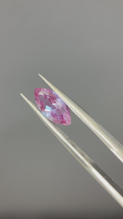 2.65 ct Marquise Cut Lab Alexandrite Gemstone