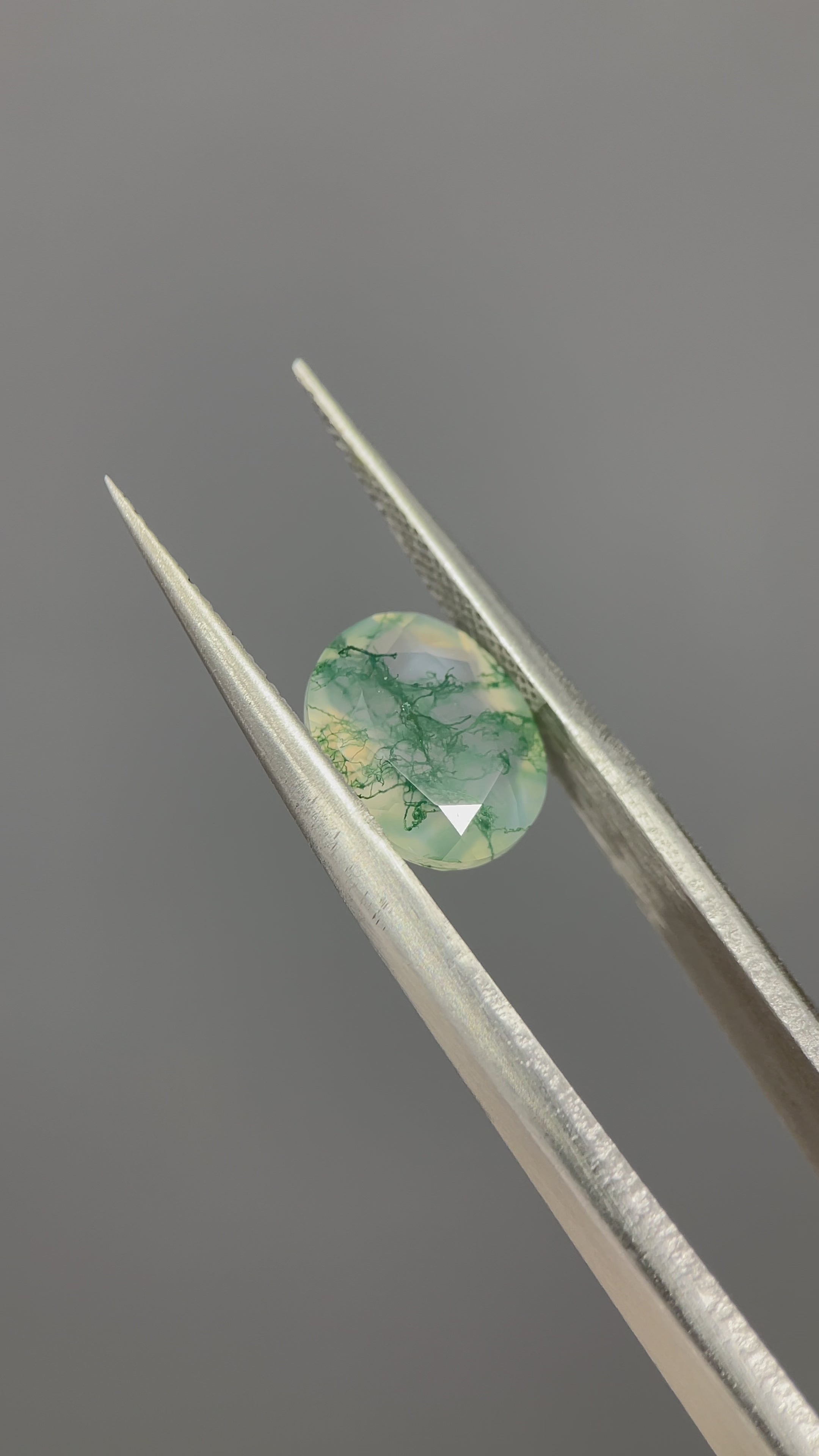 2.20ct Oval Cut Moss Agate Gemstone