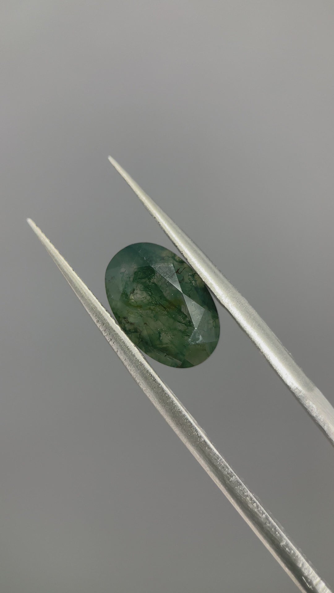 2.90ct Oval Cut Moss Agate Gemstone